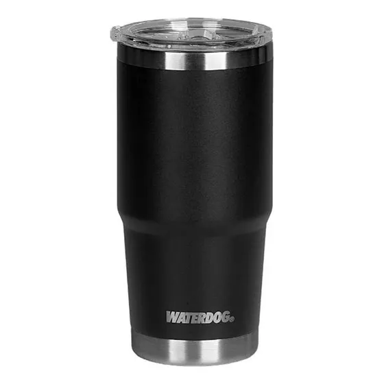 Vaso Térmico Waterdog Borda Acero Inox 700cc Libre De Bpa Color Dark Graphite