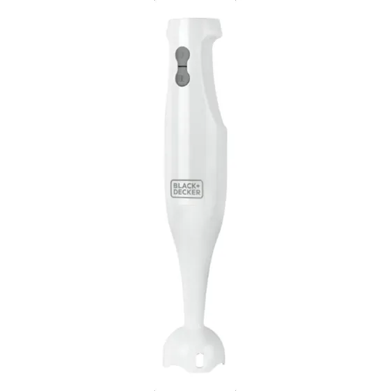 Batidora de inmersión Black+Decker HB2400 blanca 220V 200W