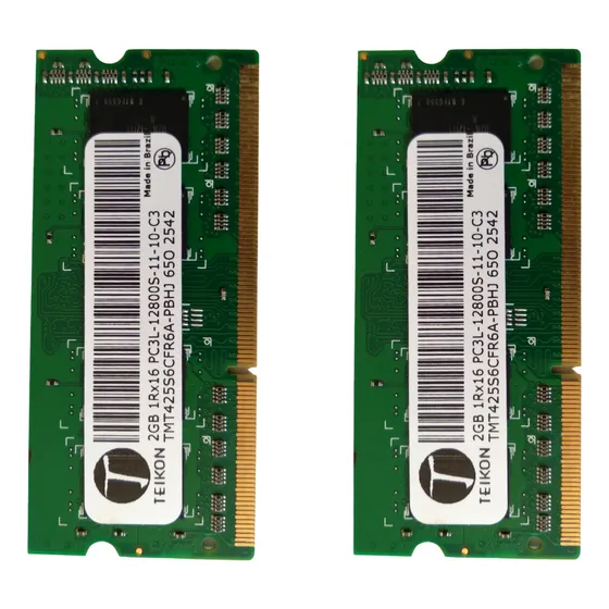 Memória Ddr3l 12800s Nova Notebook Teikon 4gb 2x2gb