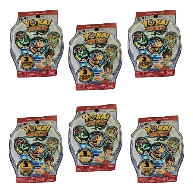 Medallas Yokai De La Serie 2, Seis Bolsas Ciegas, 18 Al Azar