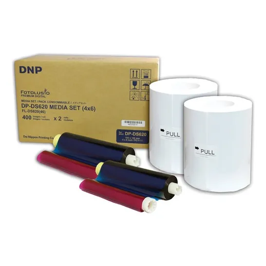Dnp Consumible Para Impresora Ds620a 4x6 Para 800 Fotos