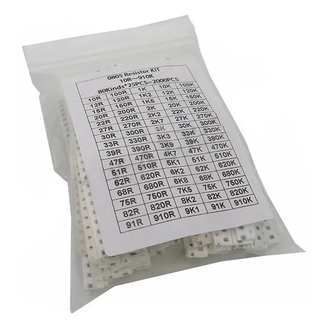 Kit De Resistencia Smd 0805 2000 Unidades