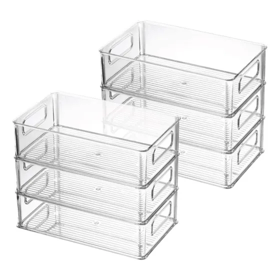 Juego De 6 Cajas Organizadoras Para Heladera/congelador