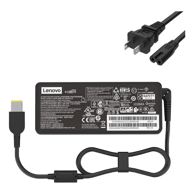 Cargador Lenovo 90w Original G40-30-70-80 Punta Cuadrada