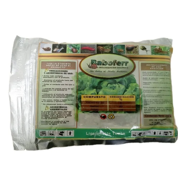 Fertilizante Baboferr Molusquicida Organico (30 Unidades)