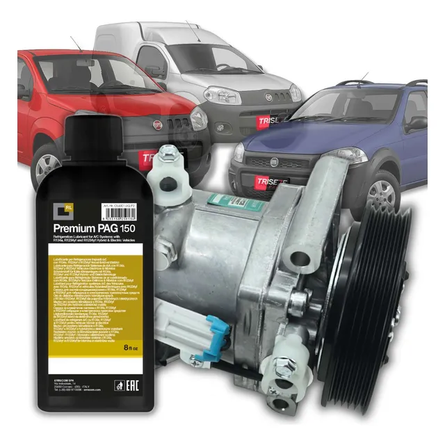Compressor Calsonic Fiat Uno Palio Siena Strada Fiorino Fire