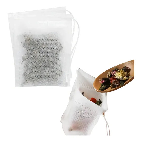 500 Bolsitas Bolsas Tnt De Té Vacías Infusión Hierbas 5x7cm Color Blanco