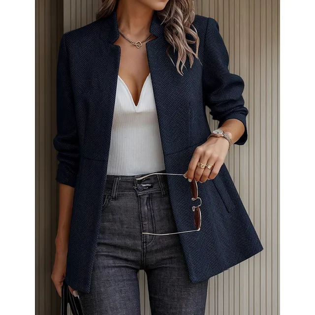 Chaqueta De Traje Casual Slim Fino Fit Mujer Senora Blazer