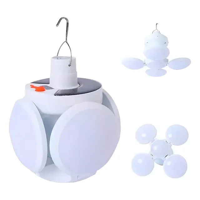 Lampara Colgante Recargable Usb Y Solar 5 Modos De Uso 