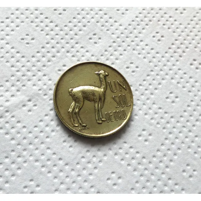 Moneda Peruana , Un Sol De Oro 1967 ( Fuera De Circulacion )