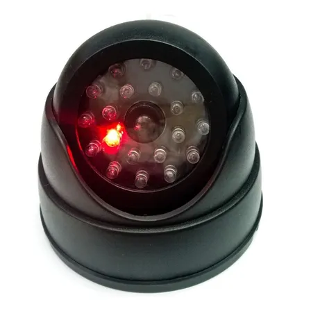 Camara Vigilancia Falsa Dummy Con Luz Led Intermitente