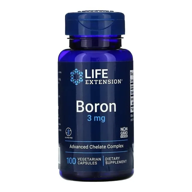 Boron 3 Mg Quelado Con Vitamina B12 Riboflavina Sin Sabor