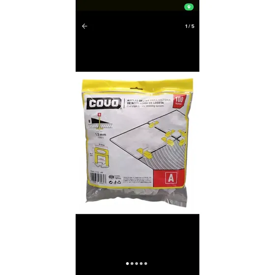 Separador Y Nivelador Para Pisos Y Covo 1.5 Mm