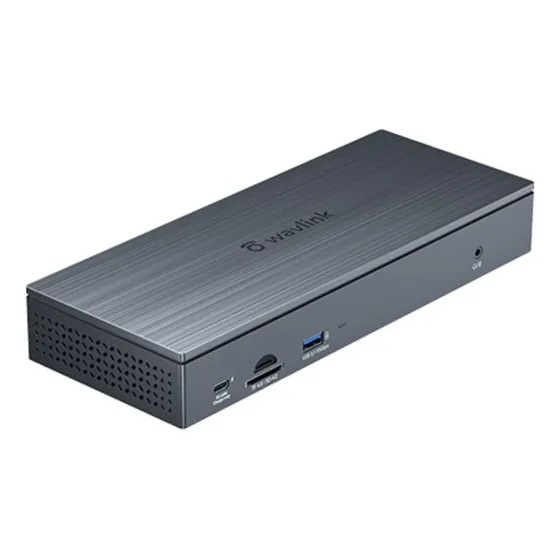 Dockstation Displaylink Wavlink 19 Em 1 - 4 Monitores 4k 5k