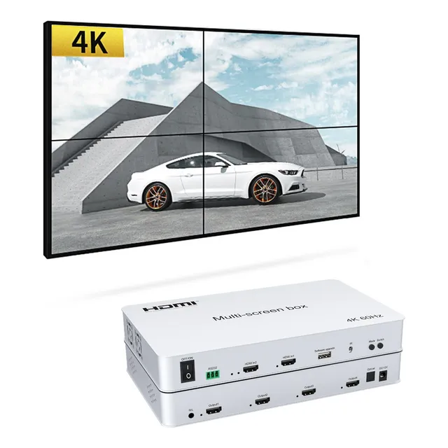 4k@60hz 2x2 Controlador Video Wall Controller 2 Hdmi Entrada