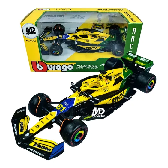 Auto F1 Mclaren Mcl38 Senna Livery 2024 #81 Piastri Esc 1:43