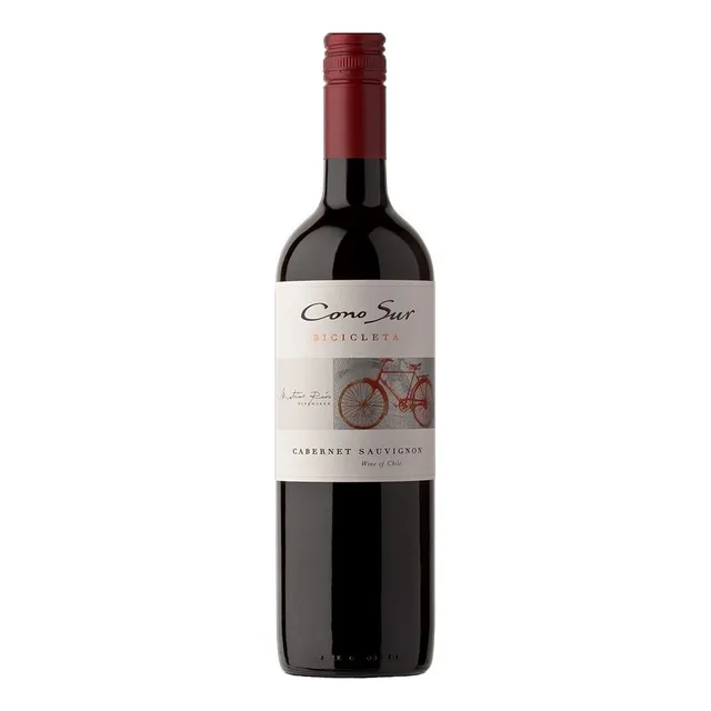 Vino Tinto Chileno Cabernet Sauvignon Cono Sur Bicicleta 750ml