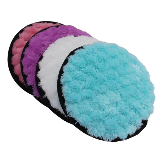 Pad Desmaquillante Esponja Ultra Suave Reutilizable 4 Pzas