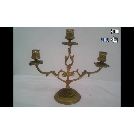 Candelabro De Bronce Nuevo