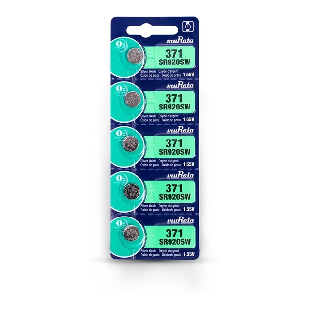 Batería Pila Reloj Sony 371 Sr920sw 1.55v Pack X 5