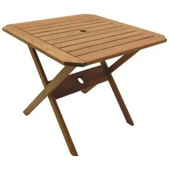 Mesas Plegables De Madera Tratada Para Exterior