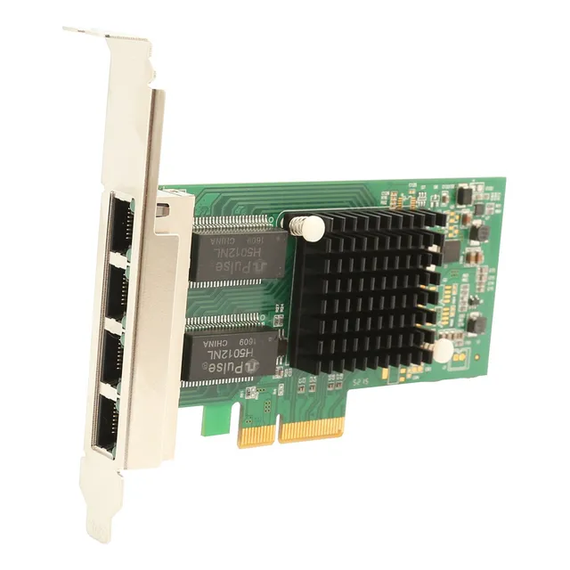 Tarjeta De Interfaz De Red Nic Pci-e X4 De 4 Puertos