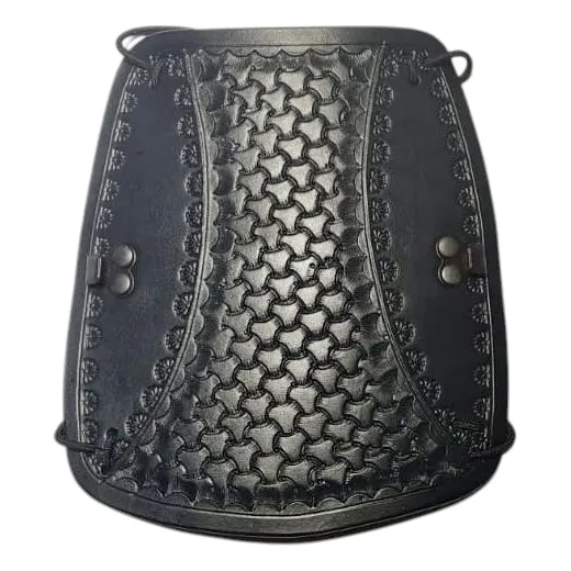 Protector De Brazo De Cuero Negro Tiro Con Arco, Arquería
