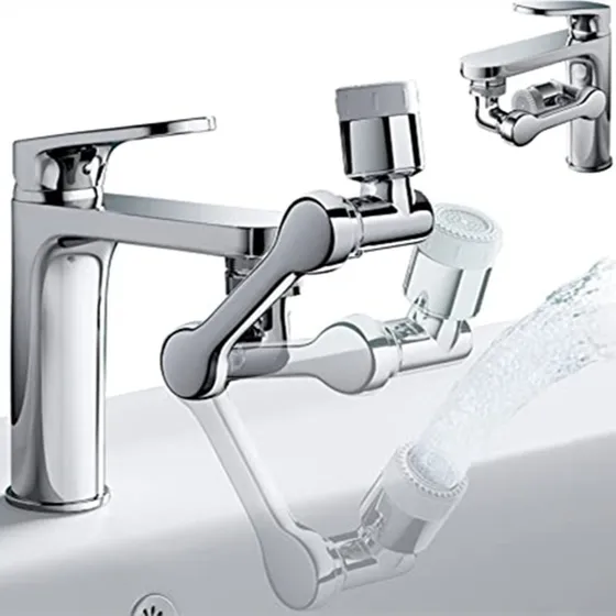 Grifo De Agua Universal Giratorio