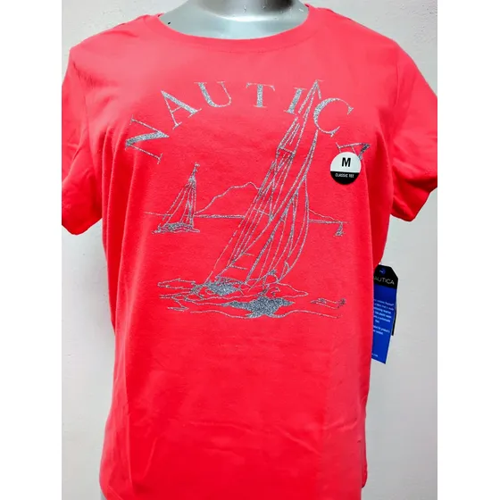 Nautica Classic Tee Blusa M/corta Original T-m