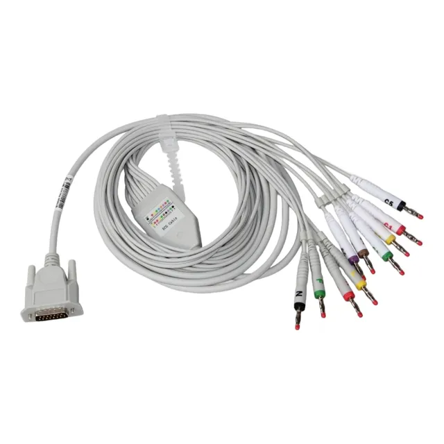 Cable Para Electrocardiografo 10 Derivaciones Tipo Banana