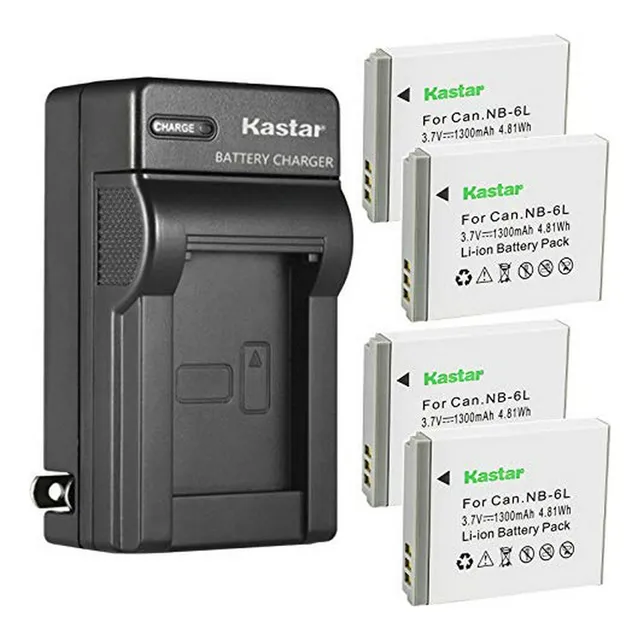 Cargador Y Batería Kastar Para Canon Powershot Hs