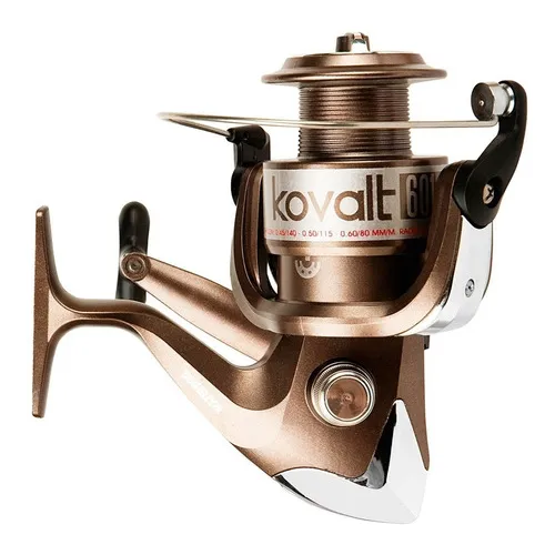 Reel Pesca Mar Waterdog Kovalt 401 Variada Laguna Rio Color Marrón Lado de la manija Derecho/Izquierdo