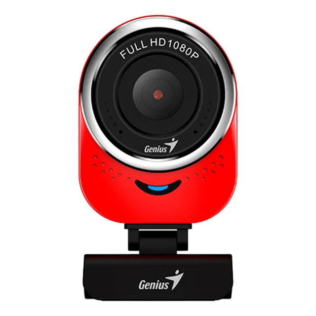 Camara Genius Qcam 6000 12mp Fhd 1080p Usb 2mp Color Rojo