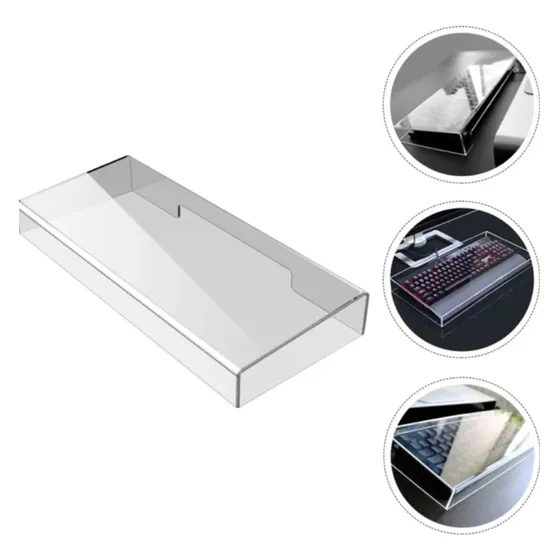 Capa De Acrílico Para Teclado Gamer Transparente