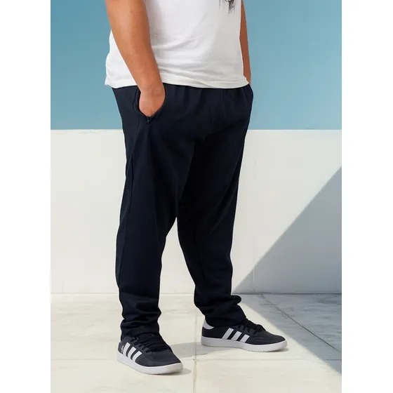 Moletom Masculino Plus Size Calça Sem Punho Do G1 Ao G5