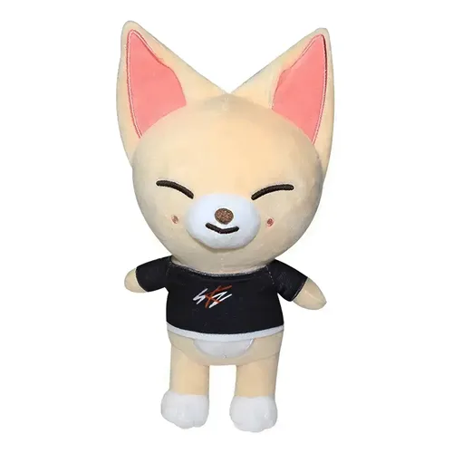 Pelúcia Foxi Ny 25cm Rosa-Claro Skzoo Stray Kids Hipoalergênica