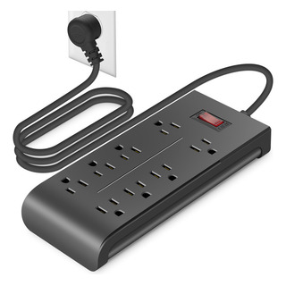 Extensión Multicontactos U8 Negra 110v 1,5 M Extensión Multicontactos U8 Negra 110v 1,5 M