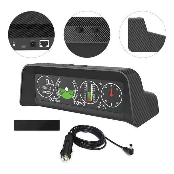 Inclinómetro Digital Para 4x4  Velocimetro Brujula Gps X90