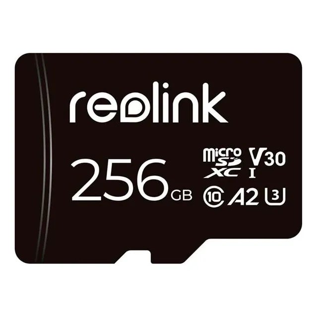Tarjeta Micro Sdxc 256gb C10 Para Cámara Reolink
