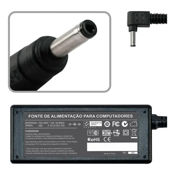 Fonte Carregador Para Multilaser Ultra Ul150 Ul150pl 614