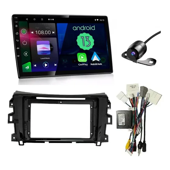 Estereo 9 Android Kit Nissan Frontier Marco Camara Canbus