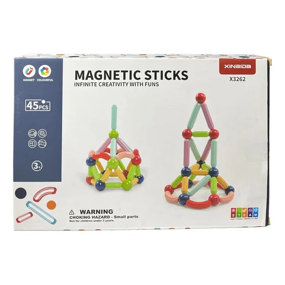 Juego Magnetico 45 Piezas