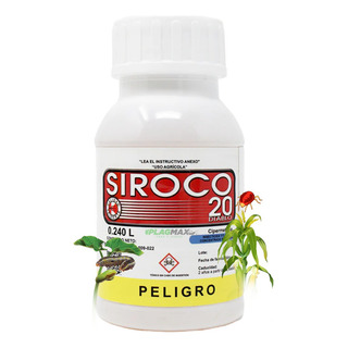 Insecticida Para Huerto Jardín Siroco 20 Cipermetrina 240ml Insecticida Para Huerto Jardín Siroco 20 Cipermetrina 240ml