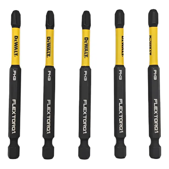 Puntas Impacto Ph3 Phillips 89mm Dewalt Vástago Hexagonal