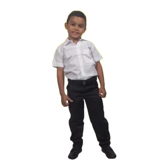 Camisas Escolares  Mgo 100% Algodon