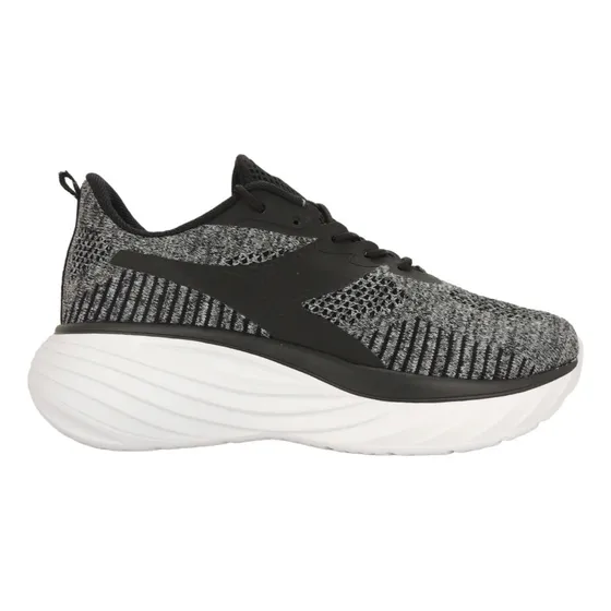 Zapatillas Hombre Running Diadora Vesubio Negro Blanco