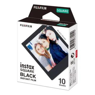 Película Instax Square Black Fujifilm - 10 Exposiciones Película Instax Square Black Fujifilm - 10 Exposiciones