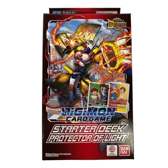 Digimon Card Game Starter Deck Protector Of Light St-20 Idioma Inglés