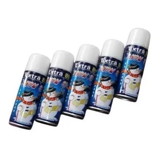 12 Nieves Spray, Nieve Artificial Cotillón. Navidad Fiestas