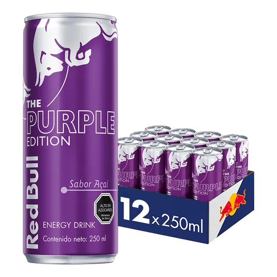 Red Bull Bebida Energética Pack 12 Latas Acaí 250ml